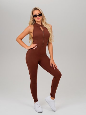 FemmeTone Jumpsuit 'Briseida'‌‌‌‌‌ in Braun