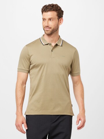 BOSS - Camisa 'Penrose 38' em verde: frente