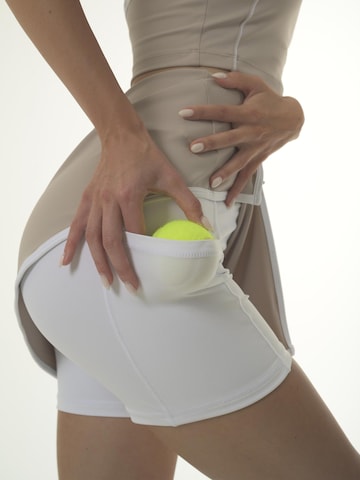 DRILLS Apparel Sportrock 'RACQUET DRILLS Skort Atmosphere / White'‌‌‌‌‌‌‌‌‌‌ in Beige