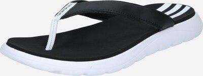 ADIDAS PERFORMANCE Comfort Badelatschen in schwarz / weiß, Produktansicht