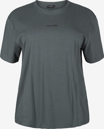 Active by Zizzi Performance shirt 'ACENJA' in Grey: front
