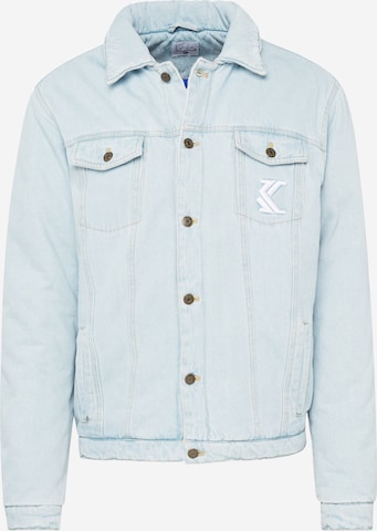 Karl Kani Between-Season Jacket in Blue: front