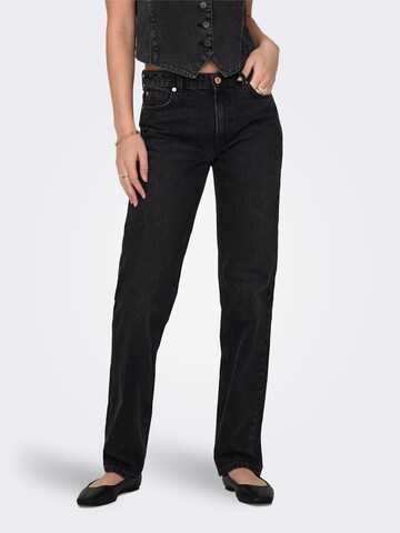 ONLY Regular Jeans 'JACI' in Zwart: voorkant