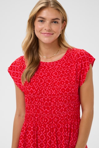 SAINT TROPEZ Kjole 'GislaSZ' i rød