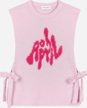 OH APRIL Пуловер 'Moxie' в розово: отпред