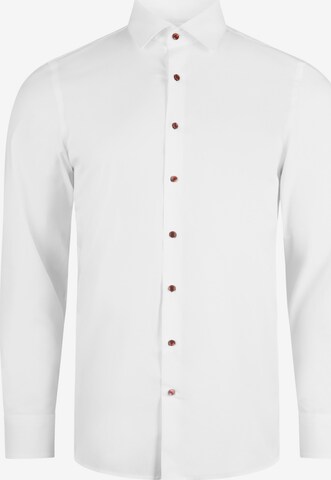 Coupe slim Chemise business ROY ROBSON en blanc : devant