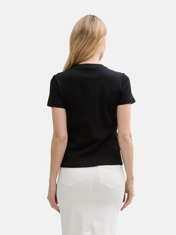 TOM TAILOR Shirt in Black