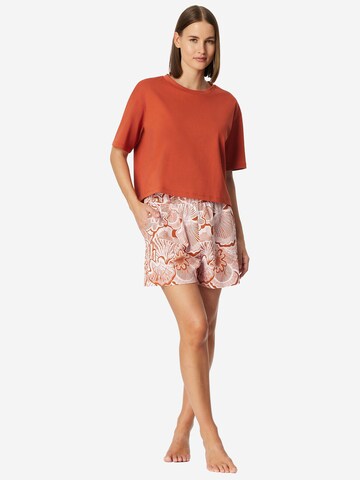 Chemise de nuit 'Mix Relax' SCHIESSER en orange