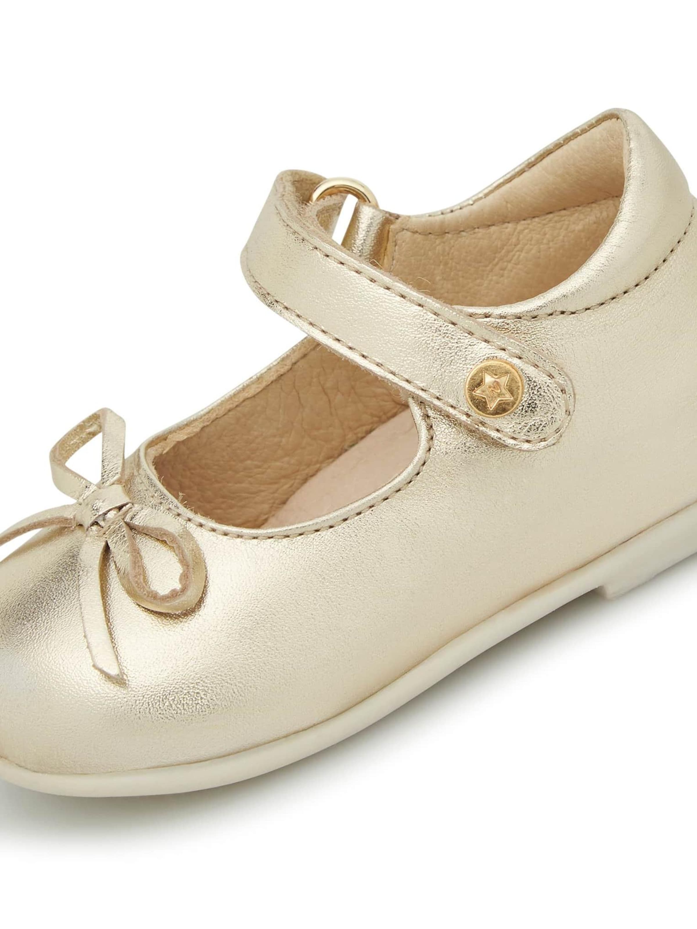NATURINO Ballerina's 'BALLET' in Goud