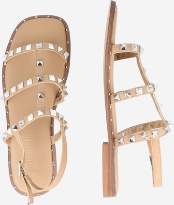 Dorothy Perkins Sandalen met riem in Beige