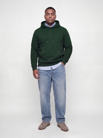 Jack & Jones Plus Sweatshirt 'JJEBRADLEY' in Grün