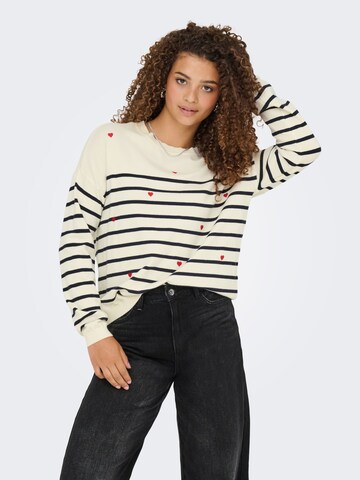 ONLY Sweater 'ONLTiba' in White: front