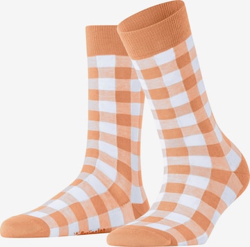 BURLINGTON Socken 'Vichy' in Orange: Vorderseite