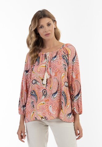 Camicia da donna di Usha in rosa: frontale
