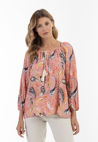 Usha Blouse in Roze: voorkant