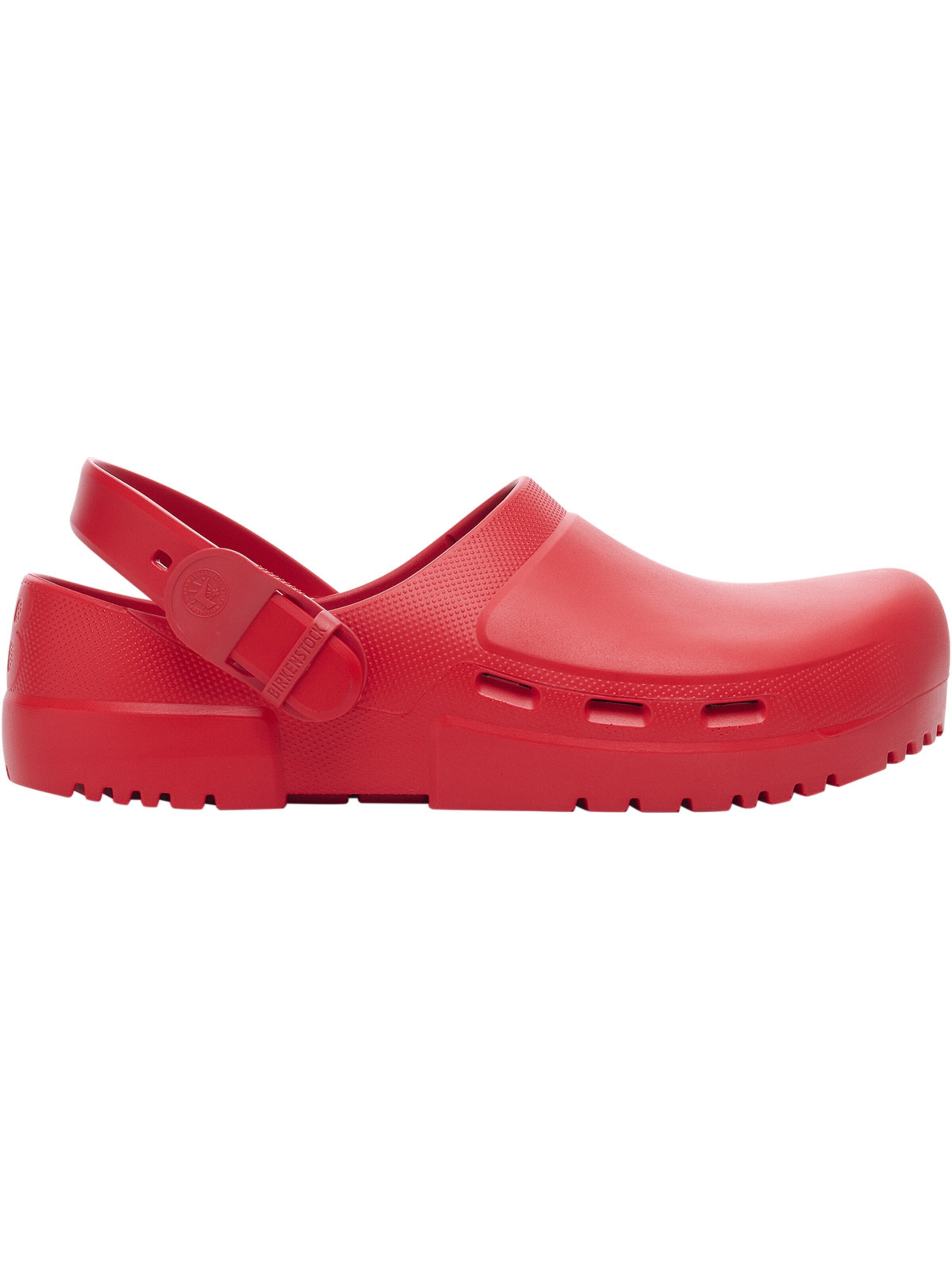 BIRKENSTOCK Clogs 'Freizeitschuh Birki-Air' in Red
