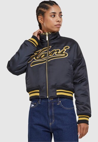 Karl Kani Between-Season Jacket 'Varsity' in Black: front