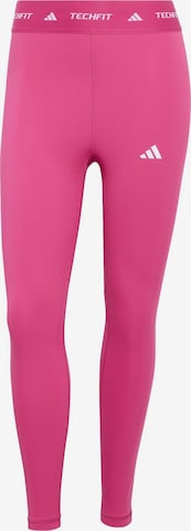 ADIDAS PERFORMANCE Спортивные штаны в Ярко-розовый: спереди