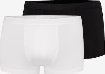 Hanro Boxershorts 'Micro Touch' in Schwarz: Vorderseite