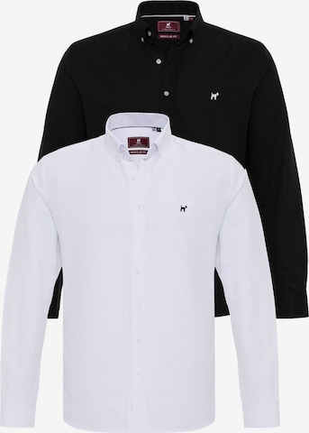 Chemise Williot en noir : devant