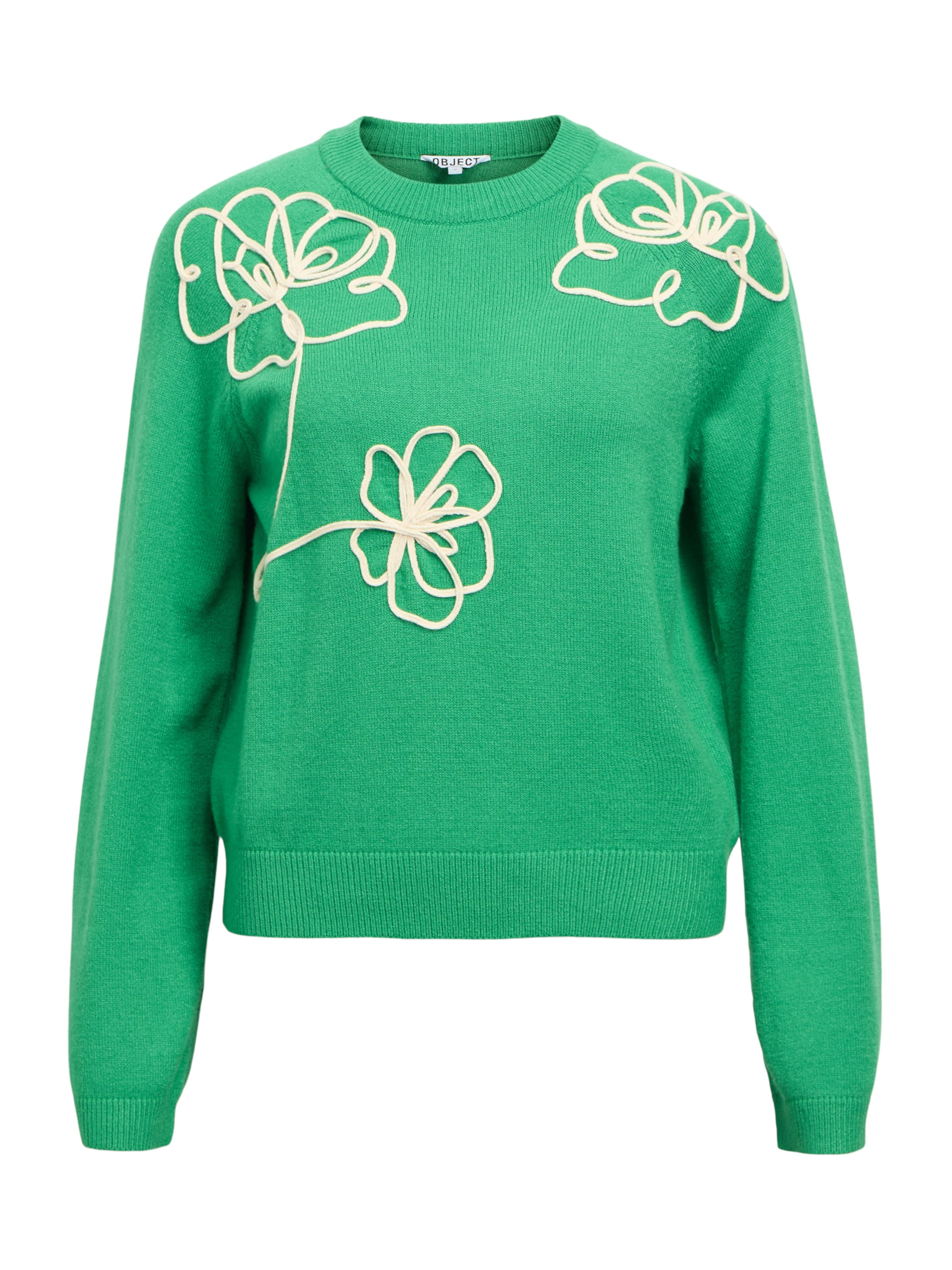 OBJECT Pullover 'OBJLANEY RUBIN' in Grün: Vorderseite