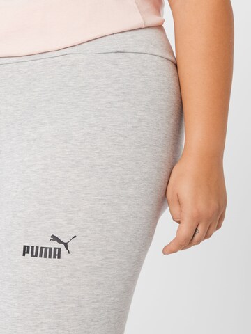 PUMA Skinny Sporthose in Grau