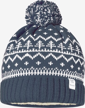 MAXIMO Beanie in Blue: front