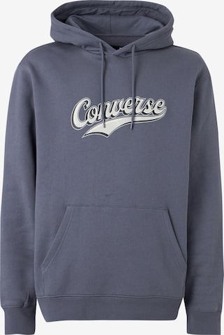 CONVERSE Bluzka sportowa w kolorze niebieski: przód