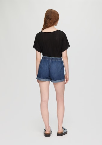 QS Regular Shorts in Blau