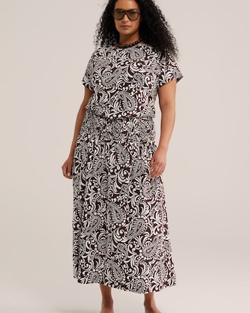 WE Fashion Szoknyák - barna: elől