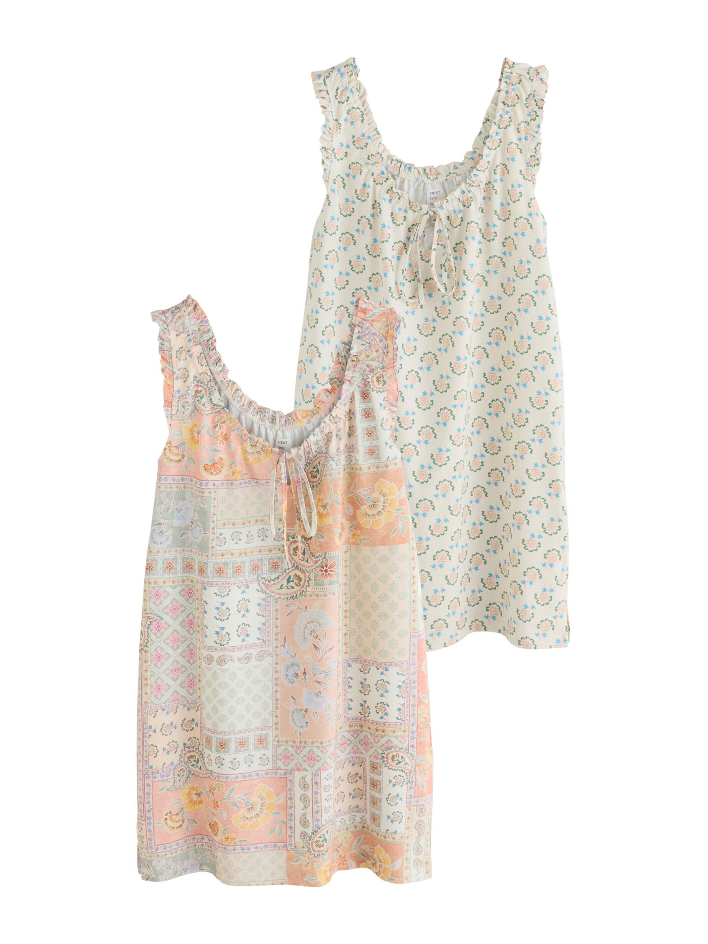 NextSpavaćica košulja - bijela boja: prednji dio