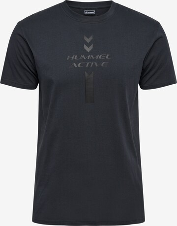 T-Shirt 'Active' Hummel en noir : devant