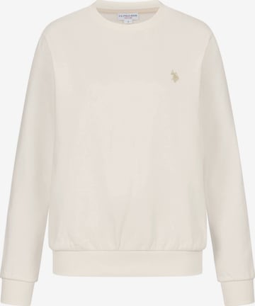 U.S. POLO ASSN. Sweatshirt in Weiß: Vorderseite