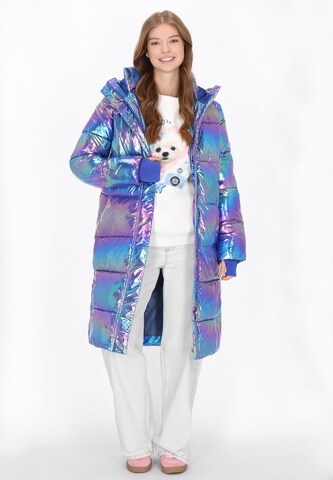 Manteau mi-saison MYMO en bleu