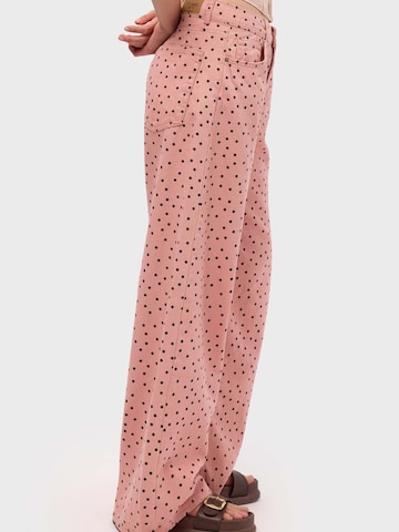 Baggy Jean 'POLKA BAGGY LOW RISE JEANS' IT'S BASIC en rose