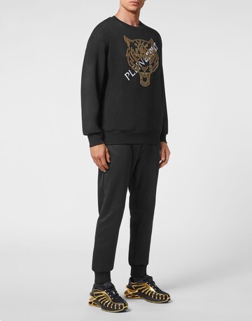 Plein Sport Sweatshirt 'Tiger' in Black