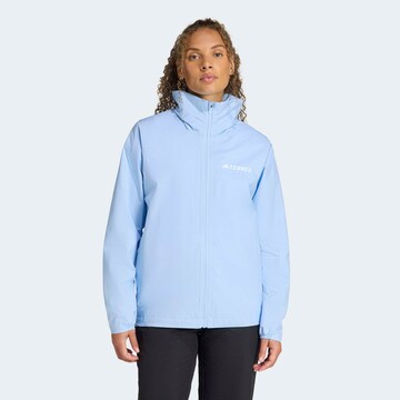 ADIDAS TERREX Outdoor Jacket 'Essentials' in Blue: front