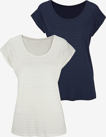 BEACH TIME Shirts i blå: forside