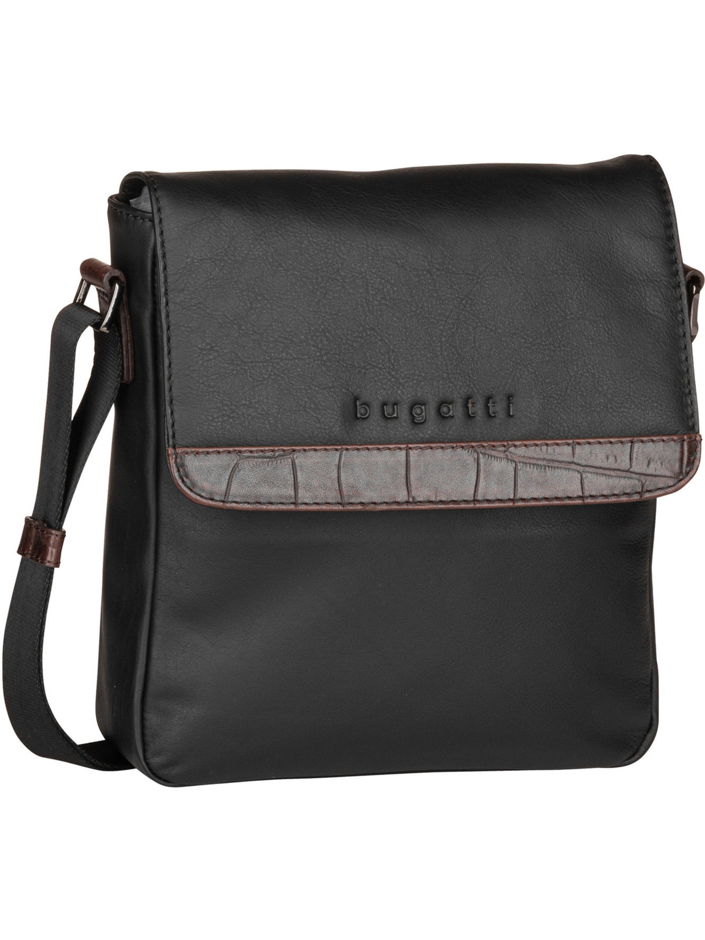bugatti Umhängetasche 'Corso DeLuxe 1656' in Schwarz: Vorderseite