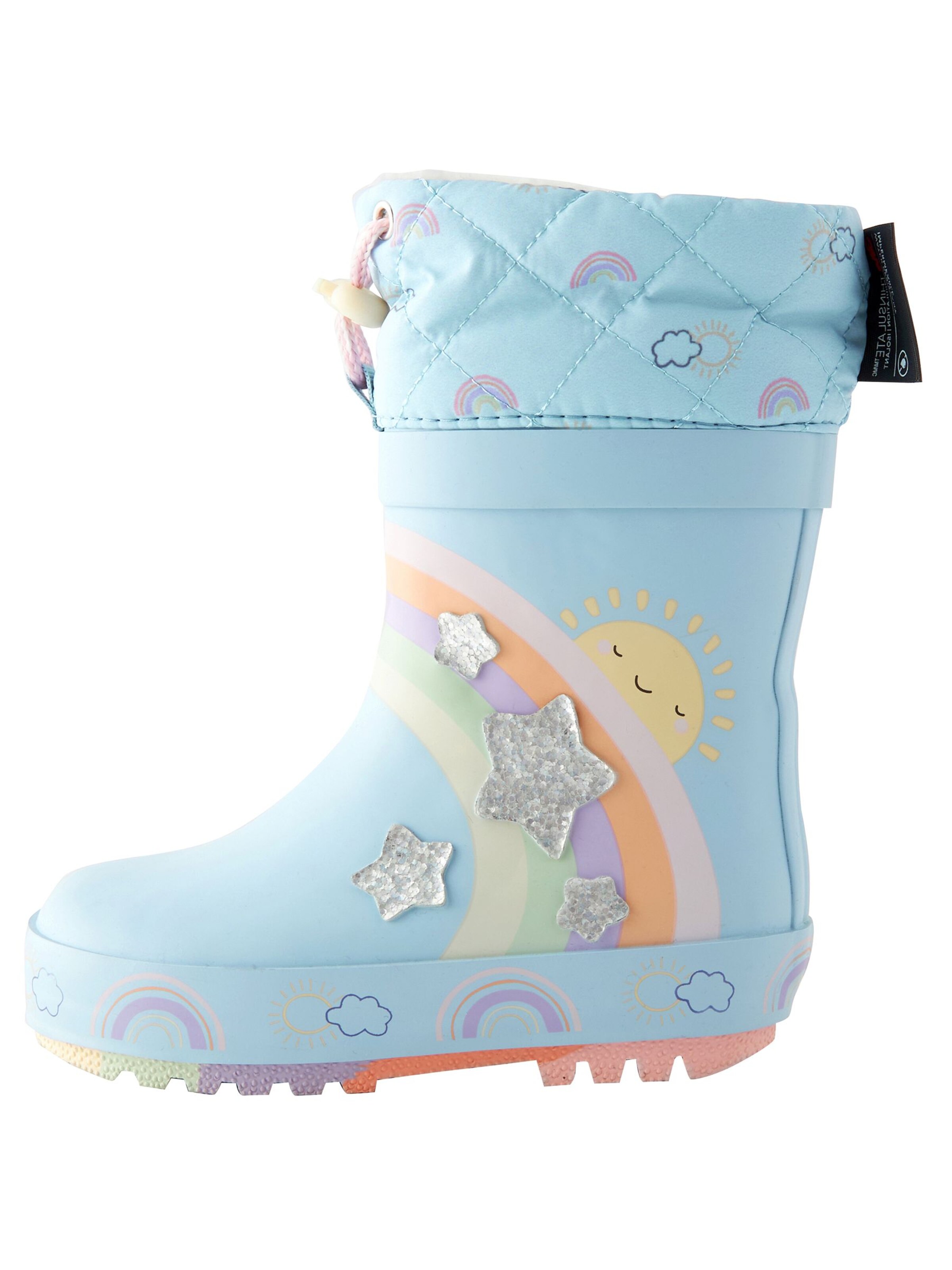 Next Regenlaarzen in Blauw: voorkant