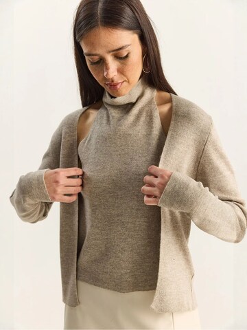 Bianco Lucci - Blusa 'Blusen' em bege