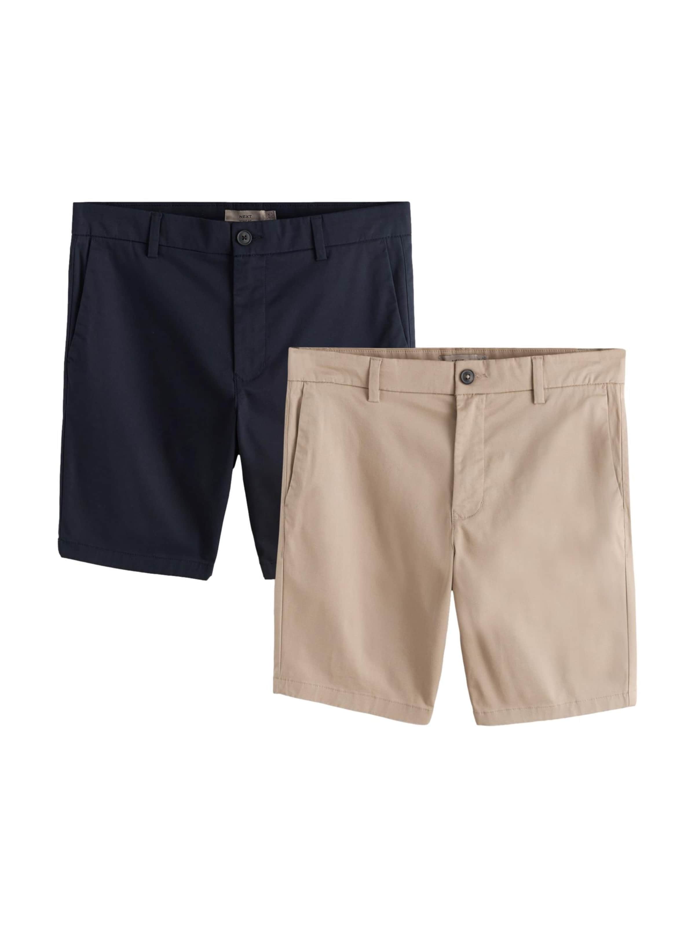 Next Skinny Fit Панталон Chino в бежово: отпред