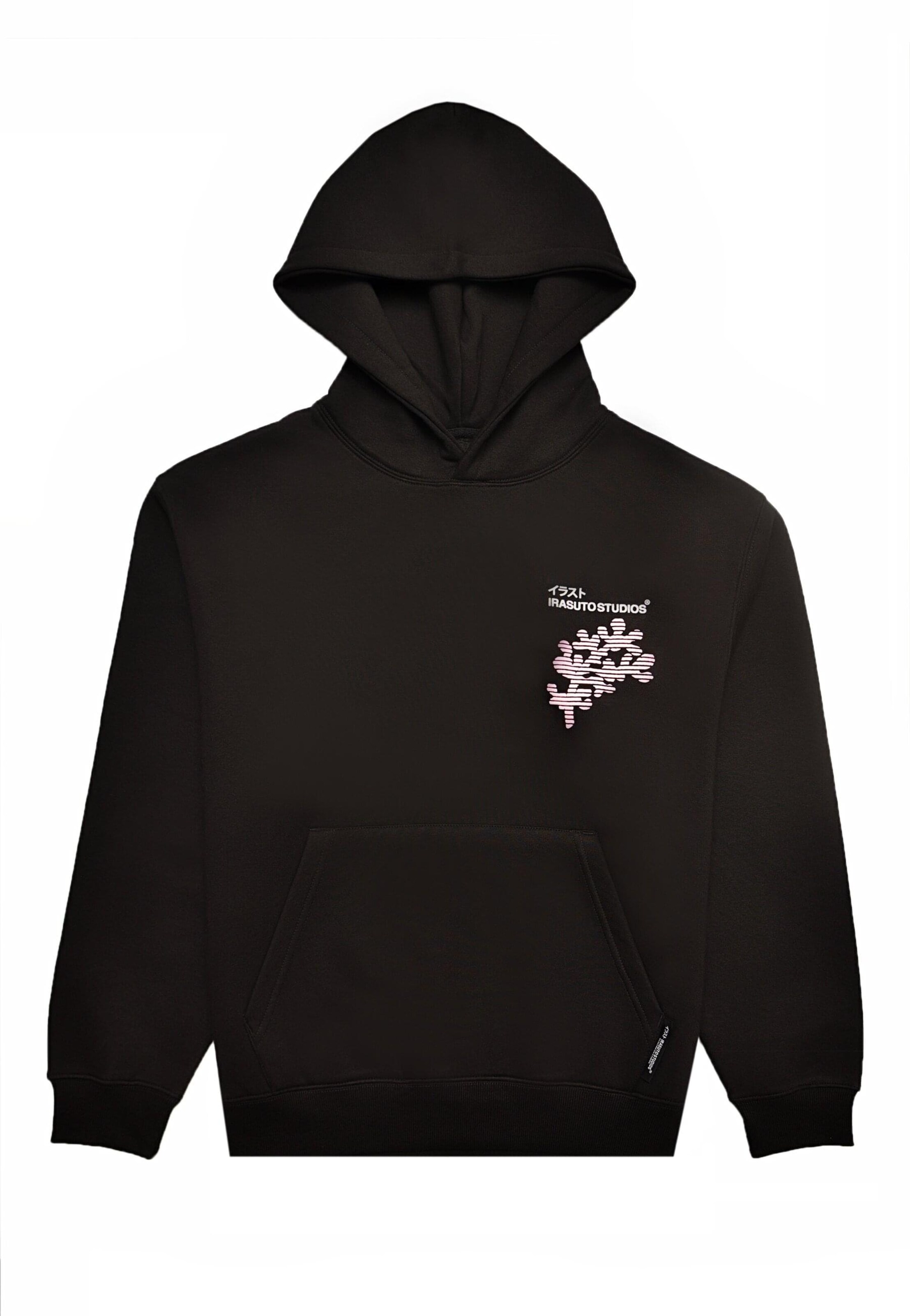 Sweat-shirt 'Sakura Wave' Irasuto Studios en noir : devant