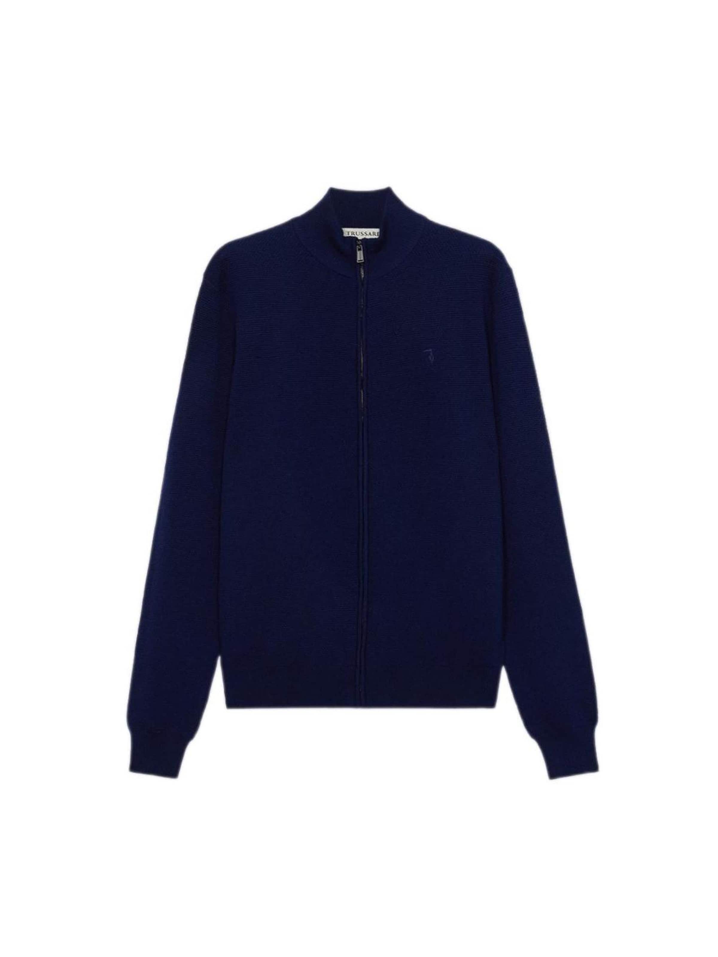 Trussardi Trui in Blauw: voorkant