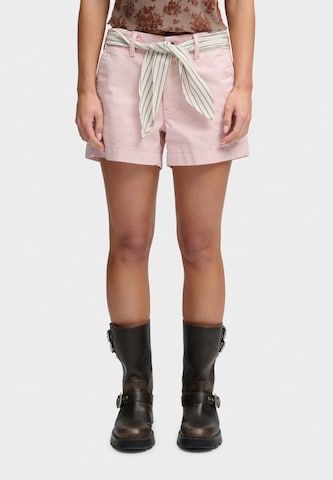 Superdry & Co Chino in Roze: voorkant