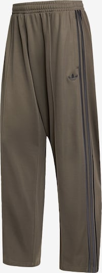 ADIDAS ORIGINALS Calças 'OVERSIZED TRACK' em 29-30/regular em castanho / preto, Vista do artigo
