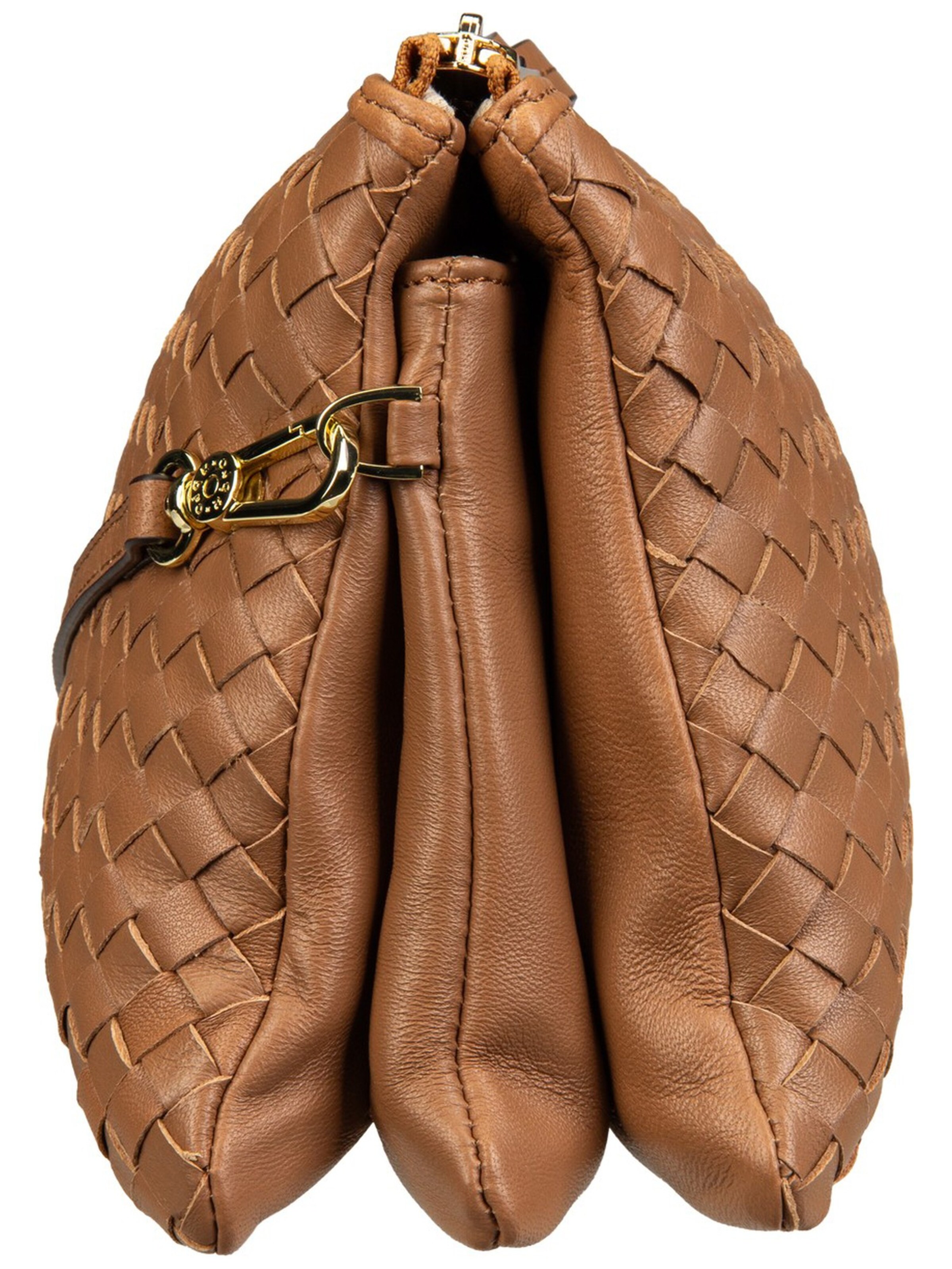 ABRO Crossbody Bag 'Piuma' in Brown