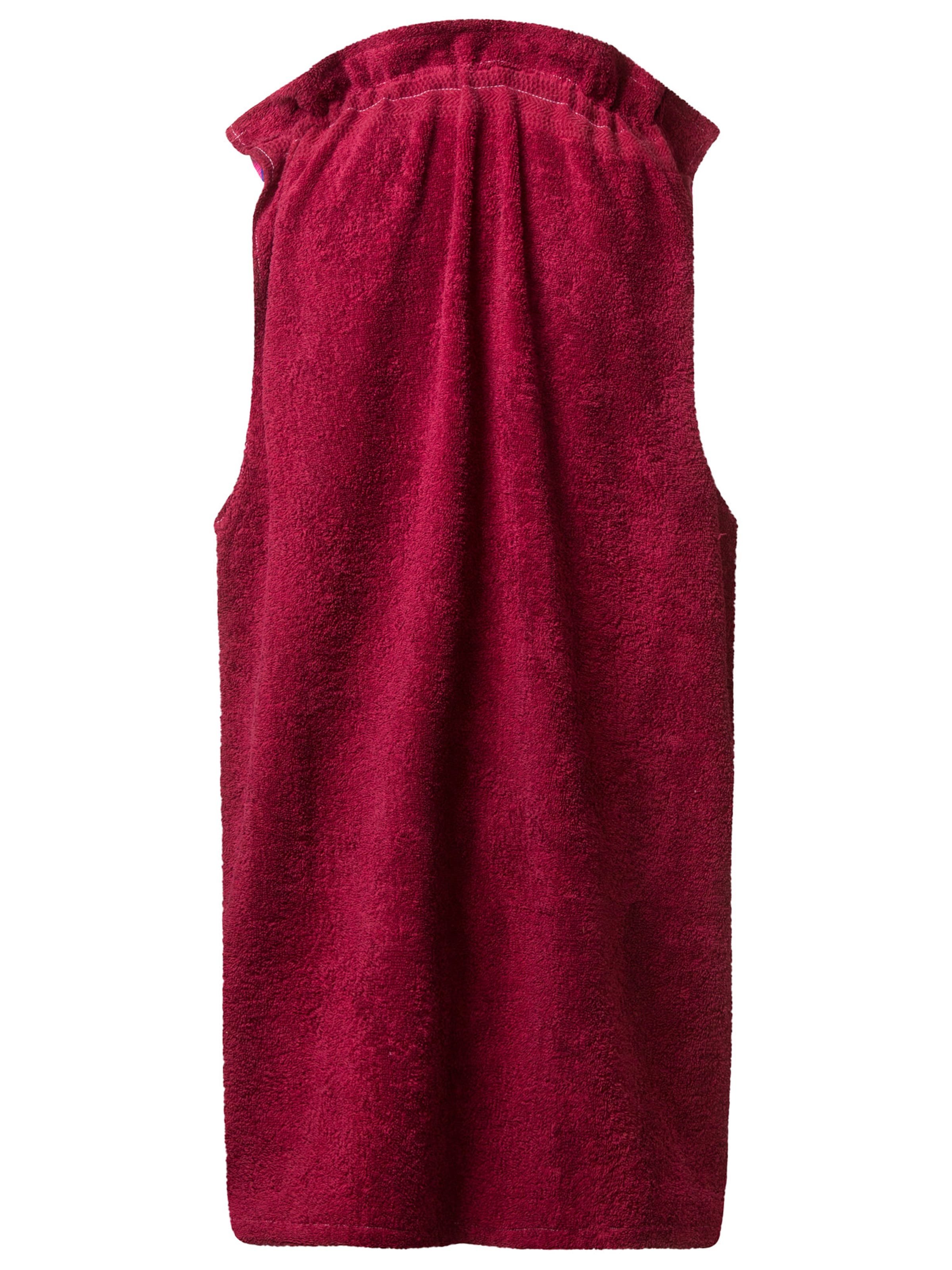 Frauen Upcycling REBIRTH STUDIOS Kleid 'Towel' in Rot - RY90045 Frauen Upcycling REBIRTH STUDIOS Kleid 'Towel' in Rot - RY90045