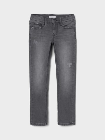 NAME IT regular Jeans 'Silas' i grå