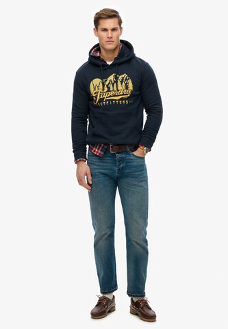 Superdry Sweatshirt 'Outfitters' in Blauw